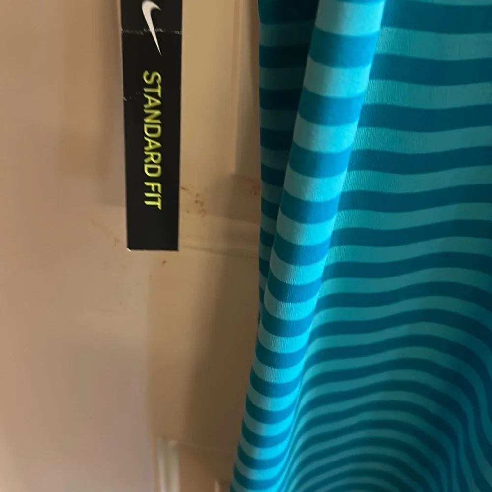 Nike Blue Polo Shirt Sporty Casual Wear - Picture 4 of 4